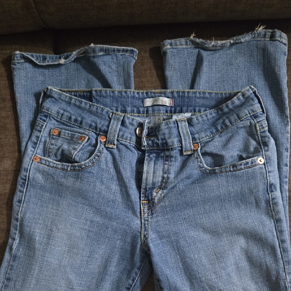 Levi's Light Blue Straight Leg Jeans